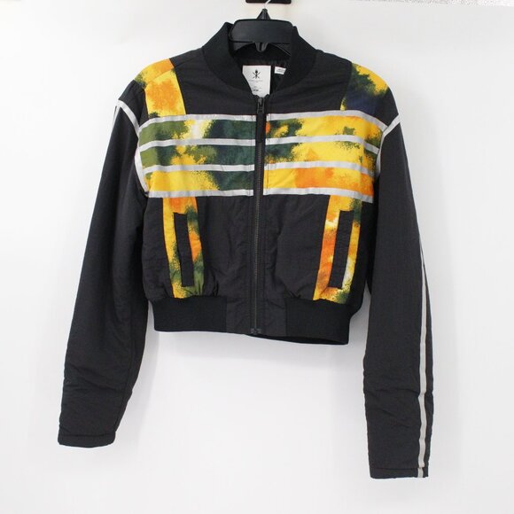 Opening Ceremony x Adidas jacket womens Large windbreaker black trefoil padded - Picture 2 of 15